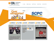Tablet Screenshot of cdl.org.br