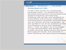 Tablet Screenshot of cdl.edu